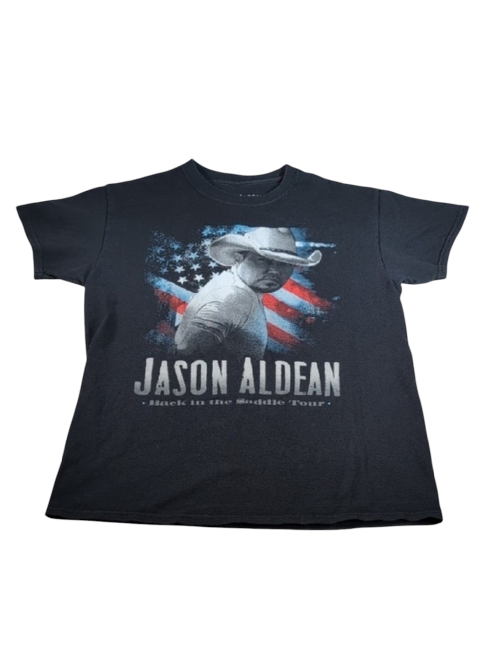 Jason Aldean Back in the Saddle Concert Tour T-Shirt Size Medium
